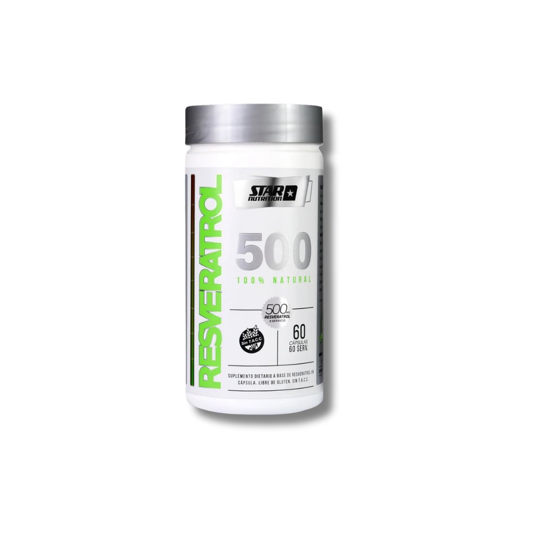 Antioxidante Resveratrol Pote 60 capsulas STAR NUTRITION 1 Antioxidante Resveratrol Pote 60 capsulas STAR NUTRITION