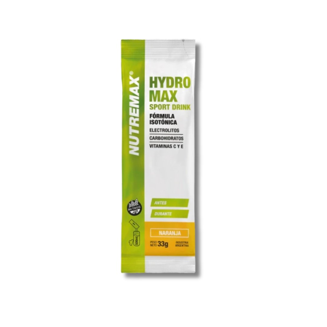 Hydromax Sport Drink Sobres 33 grs NUTREMAX 1 Hydromax Sport Drink Sobres 33 grs NUTREMAX