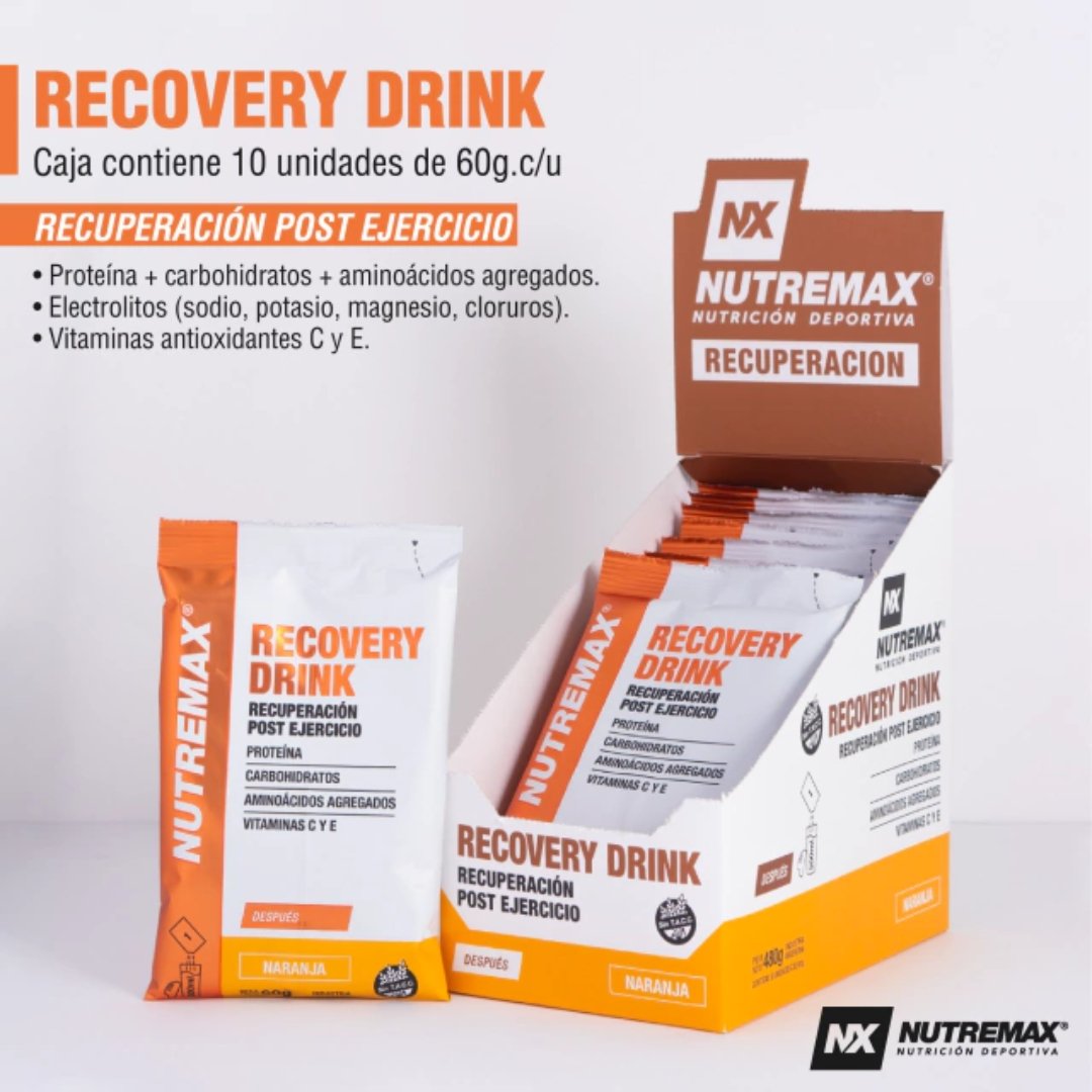 Recovery Drink Sobres 60 grs NUTREMAX 2 Recovery Drink Sobres 60 grs NUTREMAX - Image 2