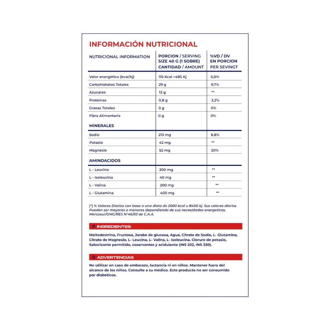 Energizante en Gel Amino Sin Cafeina Sachet 40 grs MERVICK 2 Energizante en Gel Amino Sin Cafeina Sachet 40 grs MERVICK - Image 2