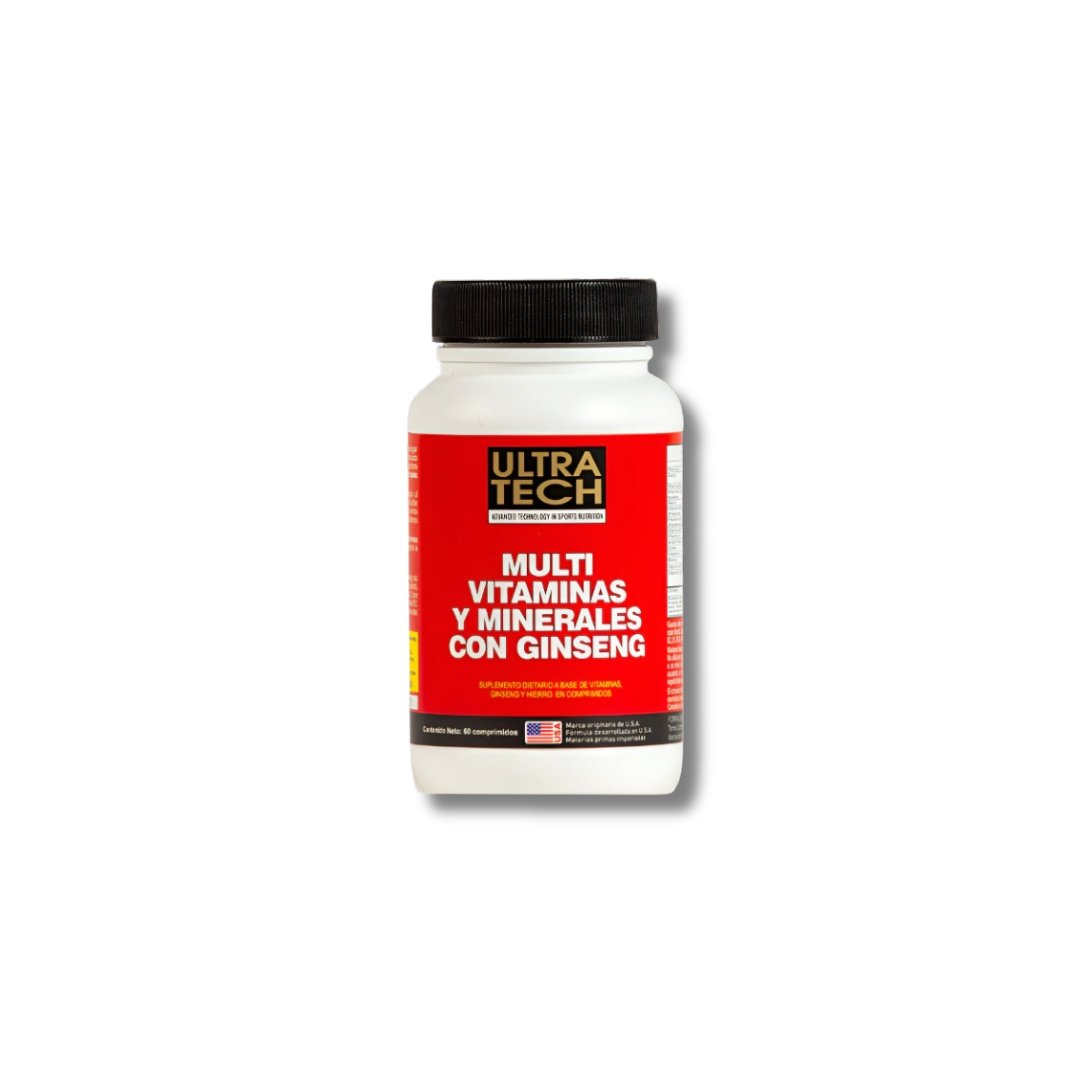 Multivitaminico Y Mineral Pote 60 capsulas ULTRATECH 1 Multivitaminico Y Mineral Pote 60 capsulas ULTRATECH