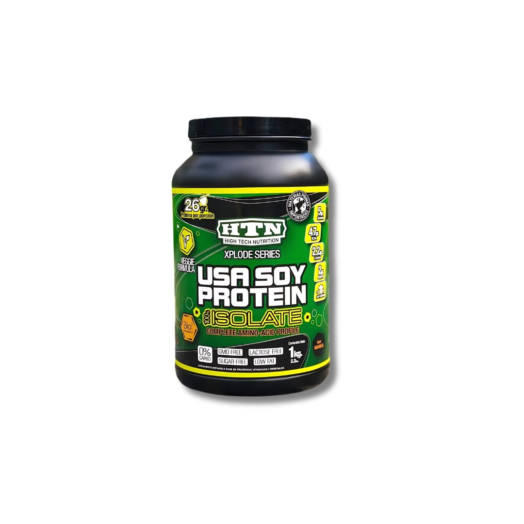 Proteína Vegetal USA Soy Protein Isolate Pote 1000 grs HTN 1 Proteína Vegetal USA Soy Protein Isolate Pote 1000 grs HTN