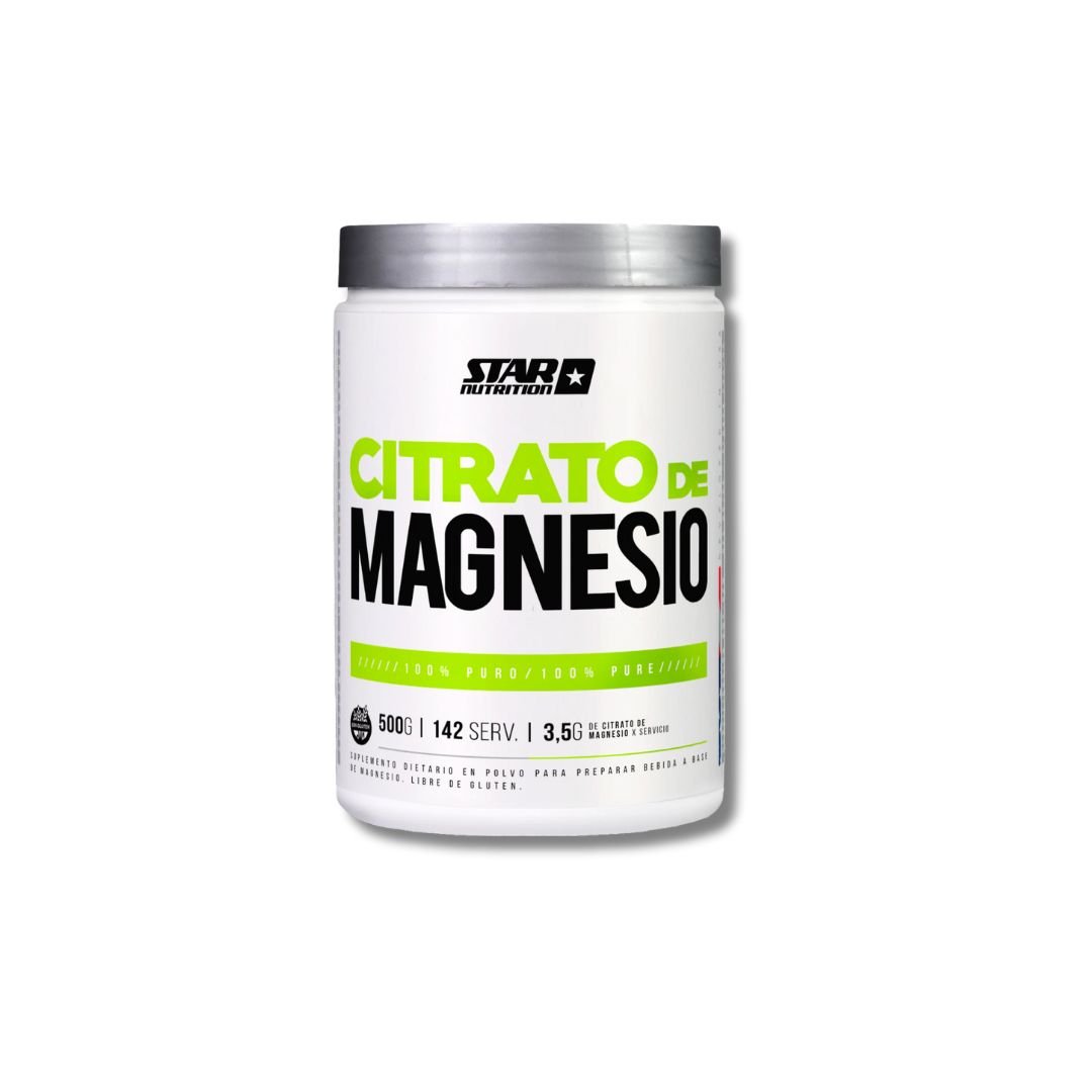 Citrato de Magnesio Pote 500 grs STAR NUTRITION 1 Citrato de Magnesio Pote 500 grs STAR NUTRITION