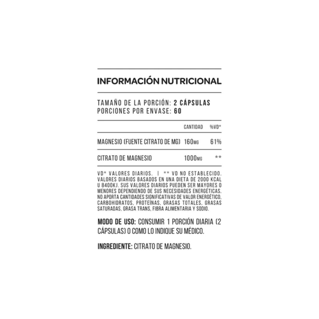 Citrato de Magnesio Pote 500 grs STAR NUTRITION 2 Citrato de Magnesio Pote 500 grs STAR NUTRITION - Image 2