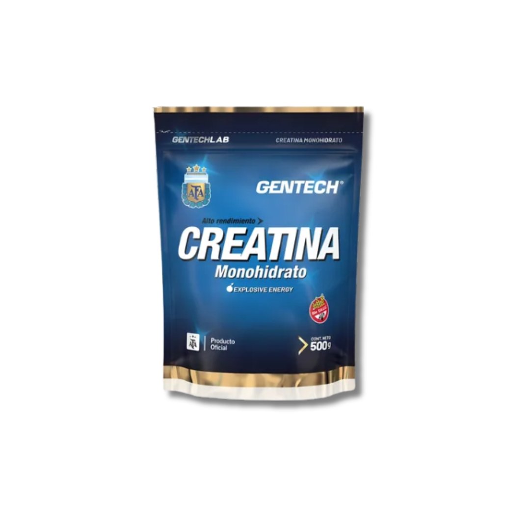 Creatina Monohidrato Doy Pack 500 grs GENTECH 1 Creatina Monohidrato Doy Pack 500 grs GENTECH