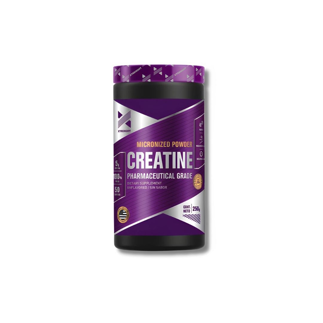 Creatina Monohidrato Micronizada Pote 250 grs XTRENGHT 1 Creatina Monohidrato Micronizada Pote 250 grs XTRENGHT