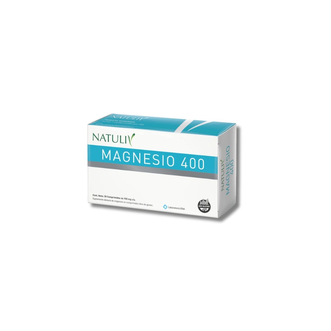 Magnesio 400 Caja 30 capsulas NATULIV 1 Magnesio 400 Caja 30 capsulas NATULIV