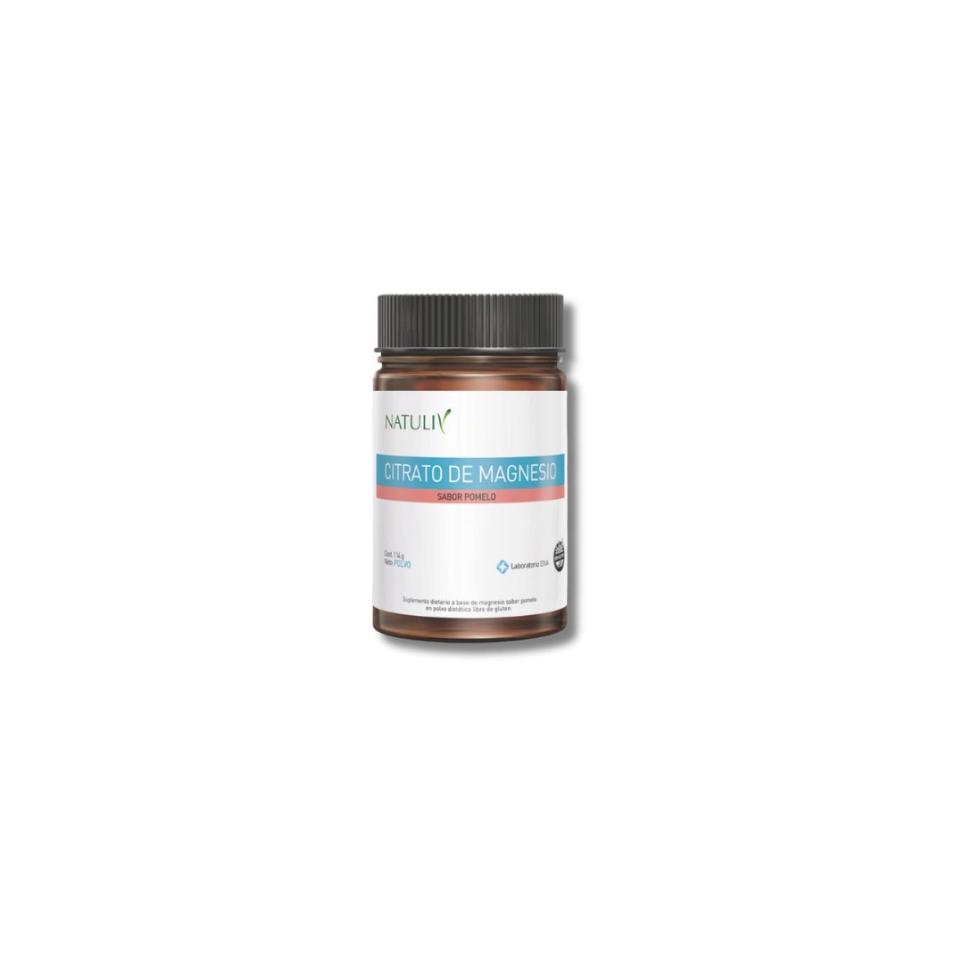Citrato de Magnesio Pote 114 grs NATULIV 1 Citrato de Magnesio Pote 114 grs NATULIV