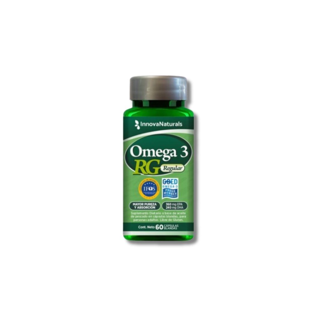 Omega3 Regular Pote 60 capsulas INNOVA NATURALS 1 Omega3 Regular Pote 60 capsulas INNOVA NATURALS