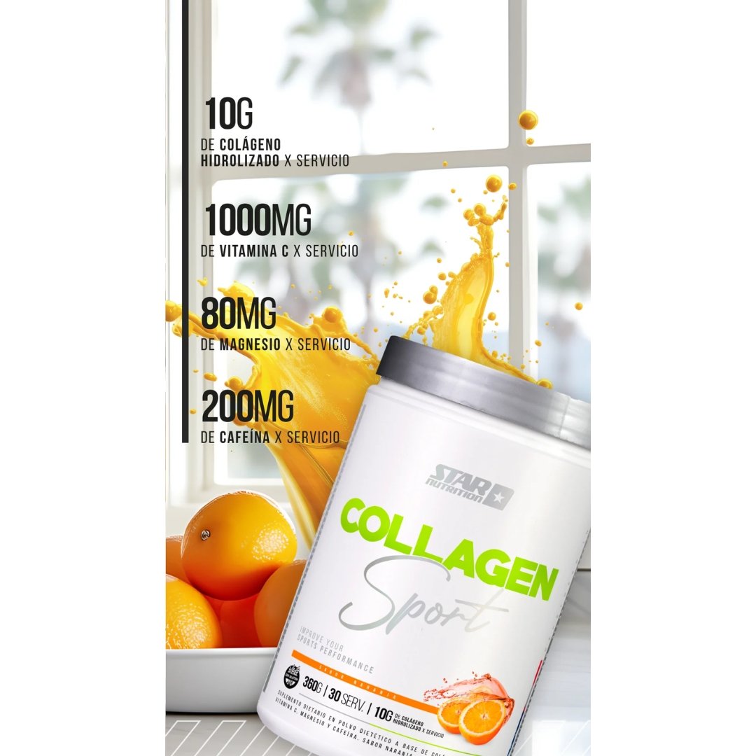 Colágeno SPORT Hidrolizado Pote 360 grs STAR NUTRITION 2 Colágeno SPORT Hidrolizado Pote 360 grs STAR NUTRITION - Image 2