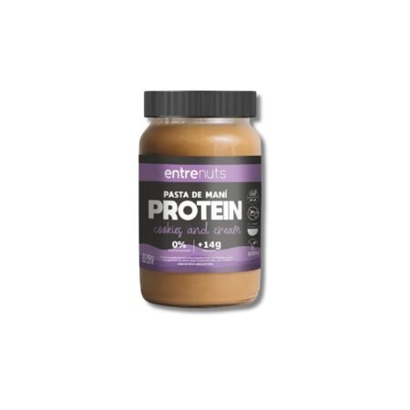 Mantequilla de maní Proteica Pote 370 grs Cookies ENTRENUTS