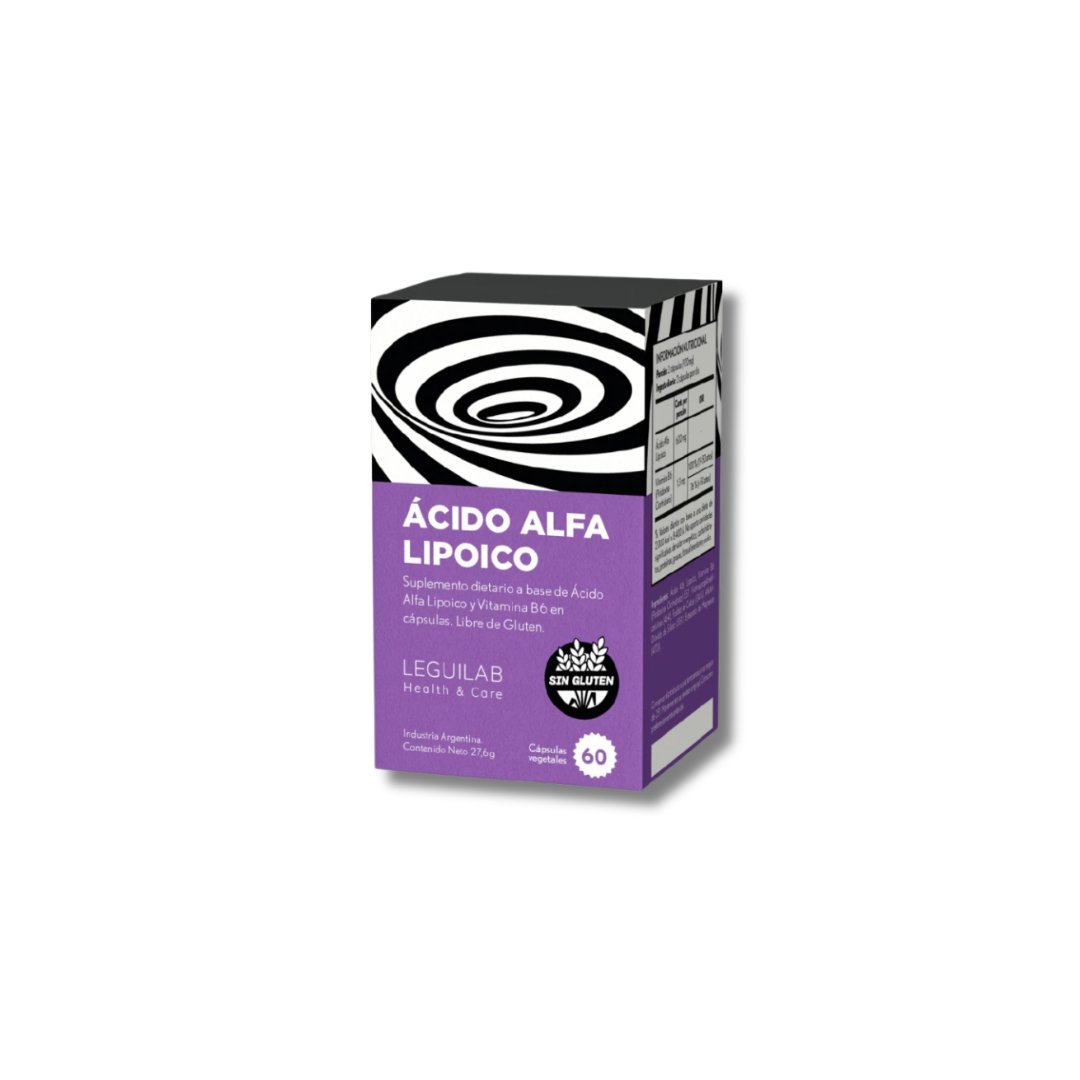 Ácido Alfa Lipoico Pote 60 Capsulas LEGUILAB 1 Ácido Alfa Lipoico Pote 60 Capsulas LEGUILAB