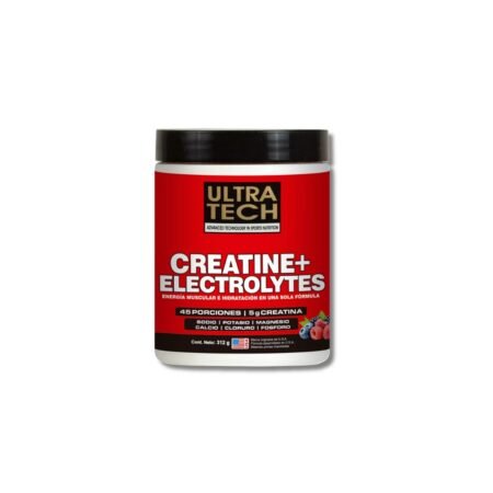 Creatina Monohidrato + Electrolitos Pote 312 grs ULTRATECH