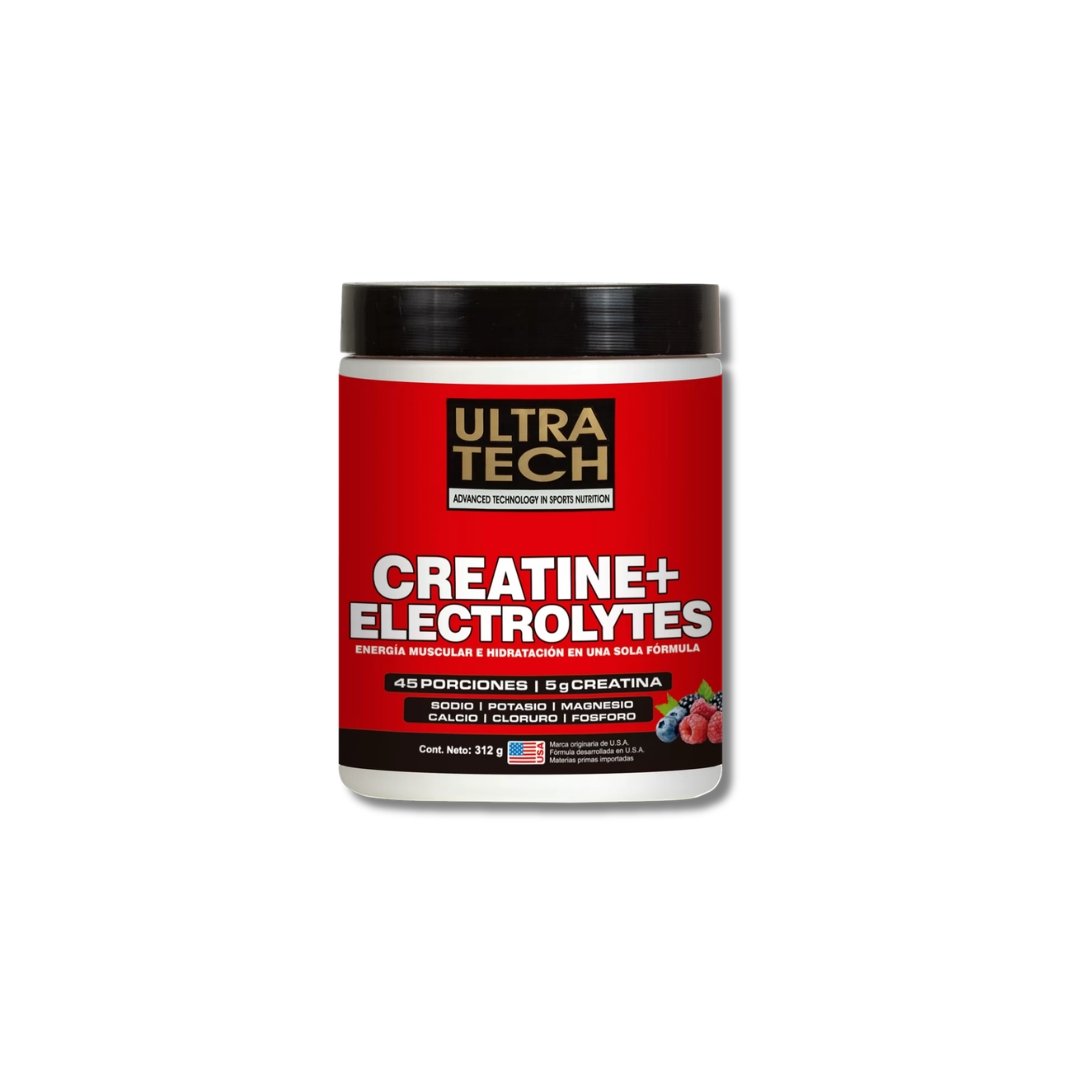 Creatina Monohidrato + Electrolitos Pote 312 grs ULTRATECH 1 Creatina Monohidrato + Electrolitos Pote 312 grs ULTRATECH