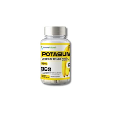 Citrato de Potasio + Vitamina B1 Pote 60 capsulas INNOVA NATURALS