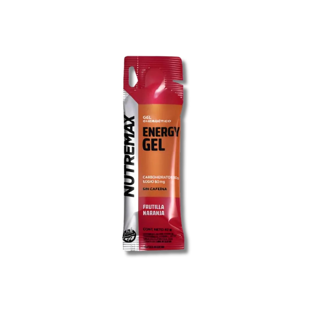 Energy Gel Sin Cafeina NUTREMAX - Frutilla Naranja 1 Energy Gel Sin Cafeina NUTREMAX - Frutilla Naranja
