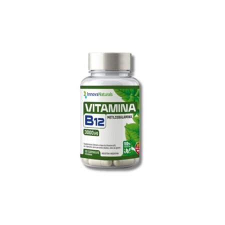 Vitamina B12 Metilcobalamina Pote 30 capsulas INNOVA NATURALS