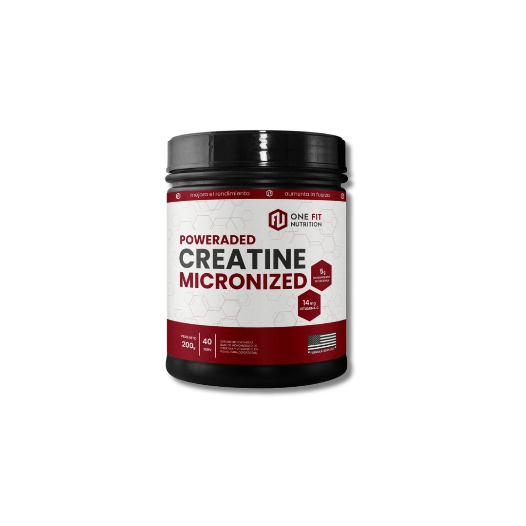 Creatina Monohidrato Micronizada Pote 200 grs One Fit 1 Creatina Monohidrato Micronizada Pote 200 grs One Fit